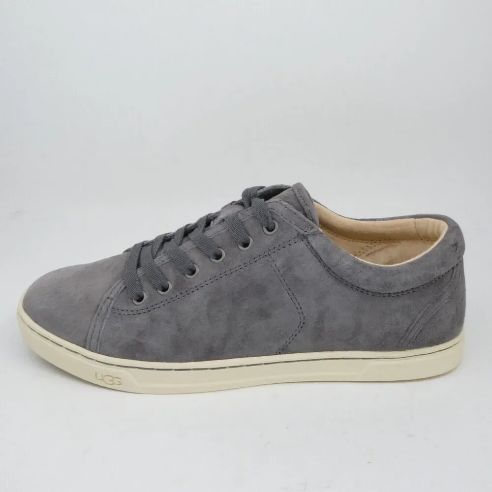 UGG Women's Size US 9 Tomi Lace Up Gray Suede Sneakers 1005484 NWOB